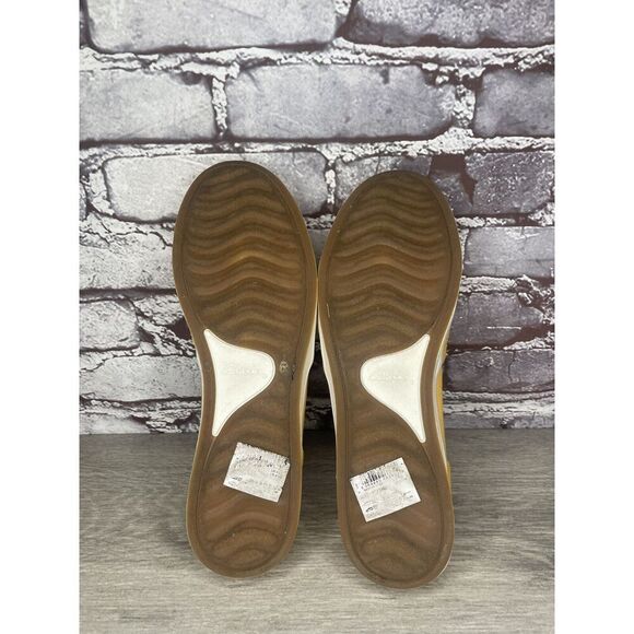 Clarks Cloud Steppers 27975 Yellow Canvas Breeze Shoes Women Sz 8.5M US/38.5EU - Picture 9 of 16